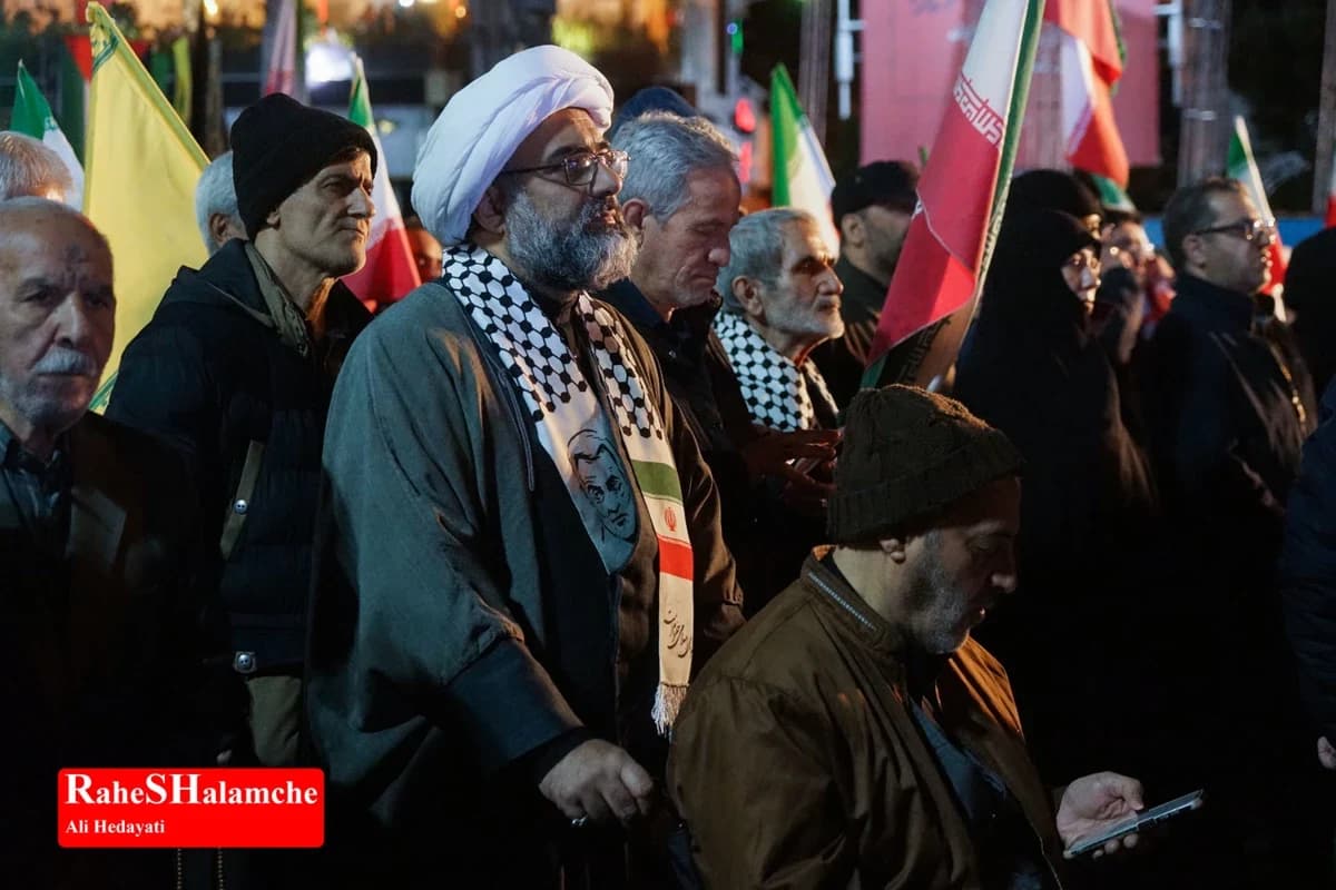 اجتماع سیوهفتمین شب مردم نارمک تهران در میدان هفتحوض +تصاویر — تصویر 15