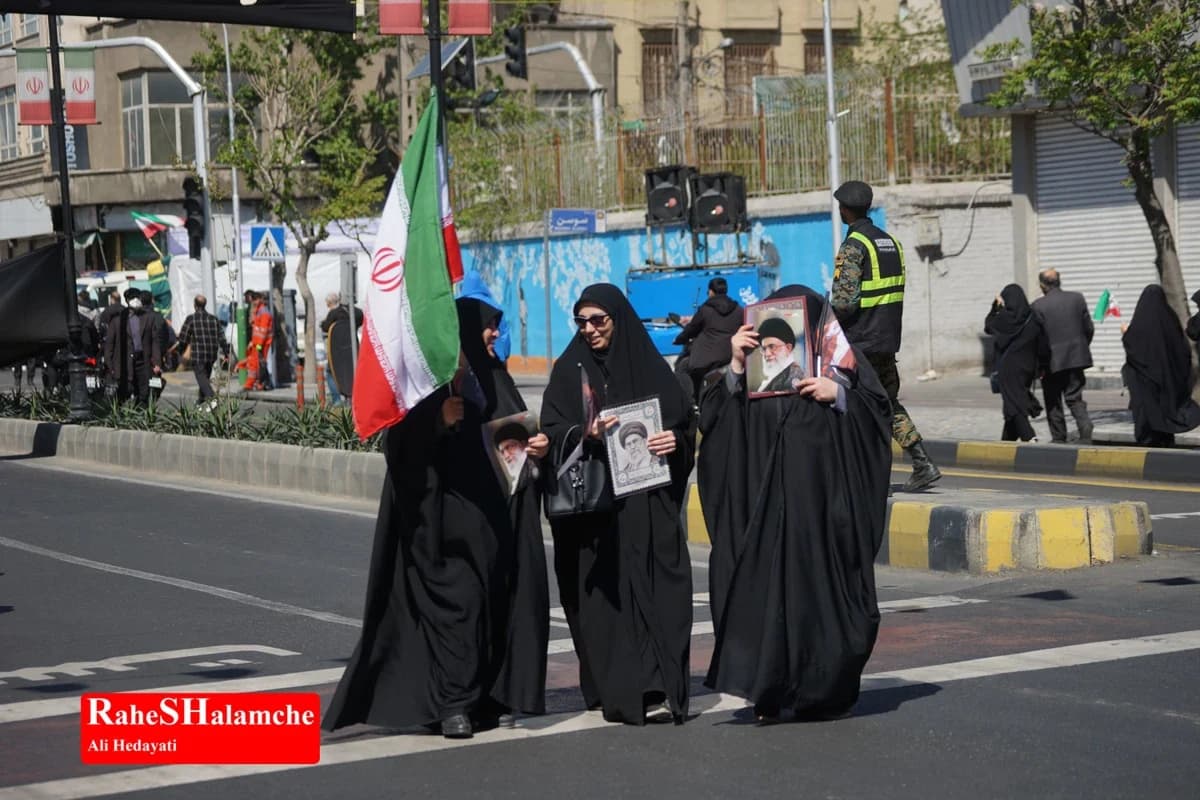 تهران عزادار اربعین «امام شهید» +تصاویر — تصویر 18