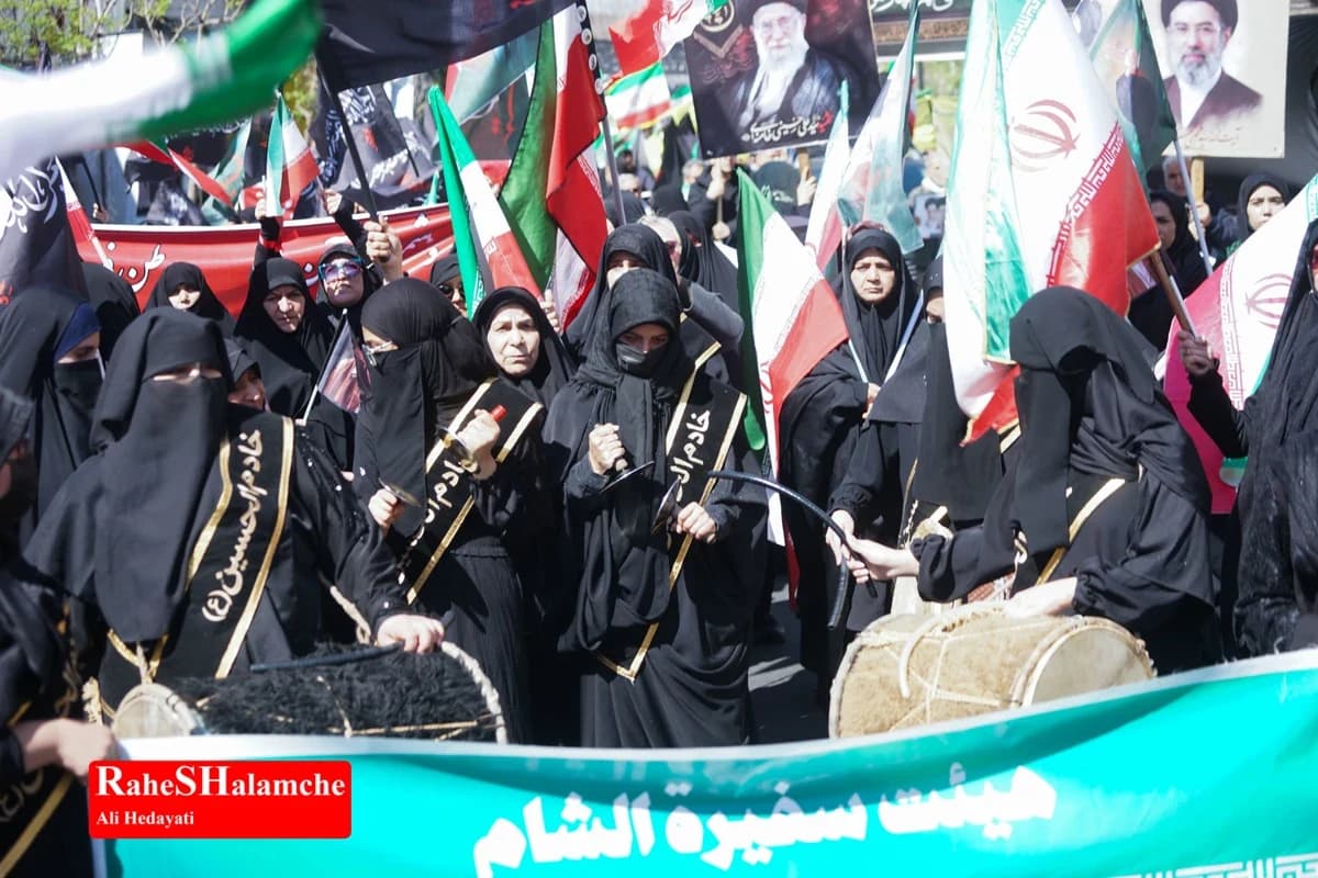 تهران عزادار اربعین «امام شهید» +تصاویر — تصویر 21