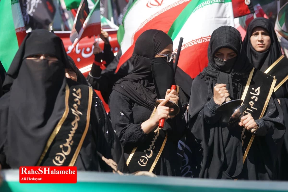 تهران عزادار اربعین «امام شهید» +تصاویر — تصویر 22