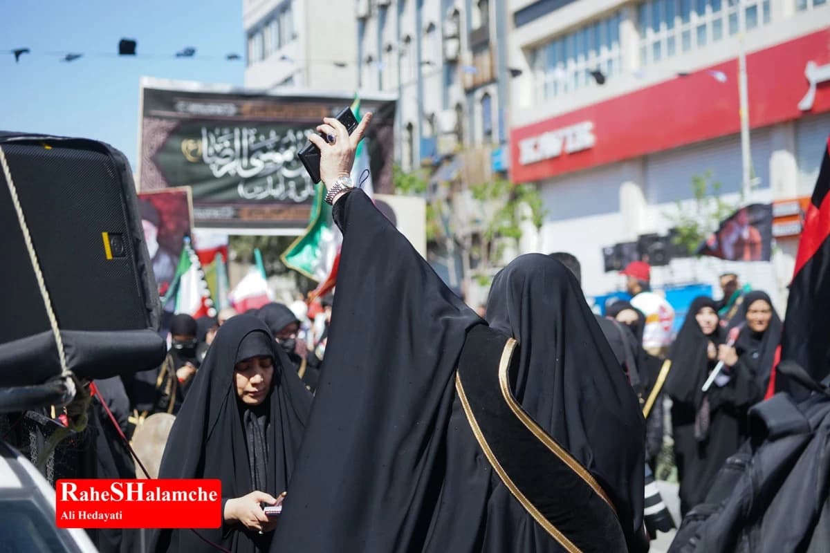 تهران عزادار اربعین «امام شهید» +تصاویر — تصویر 24