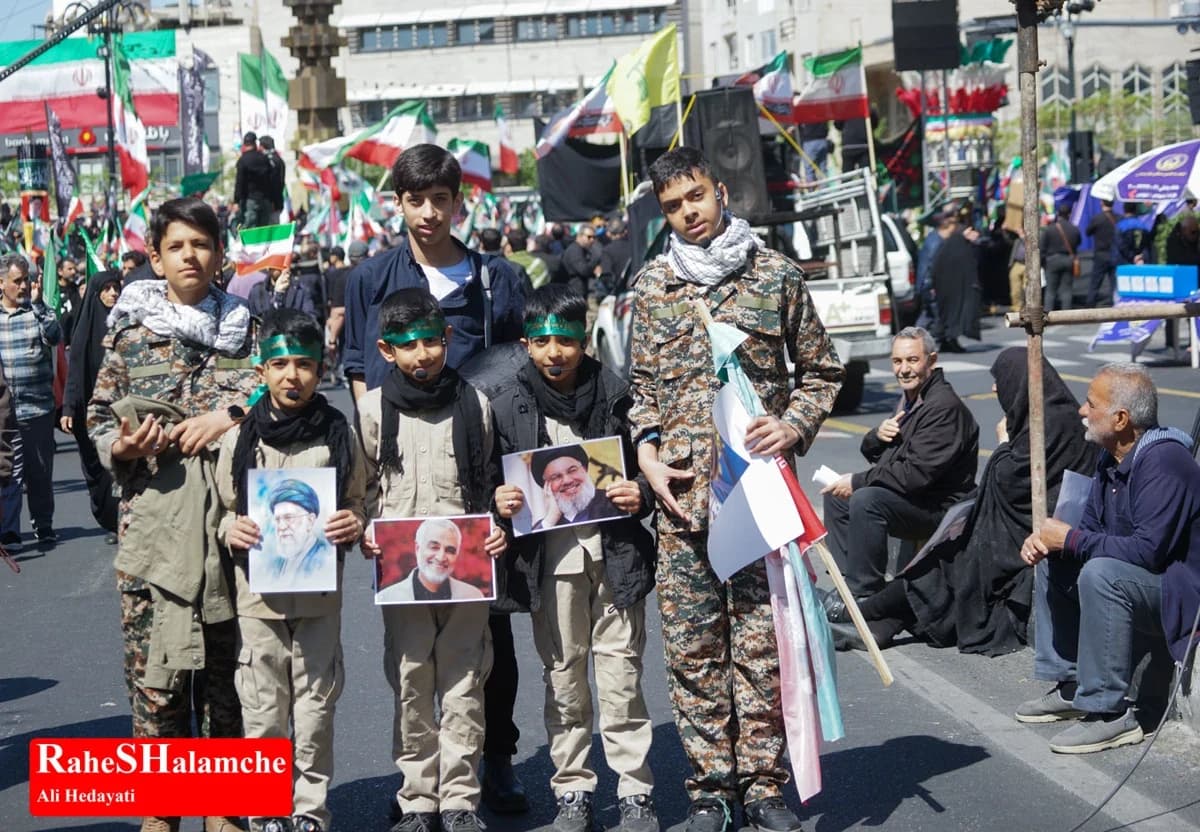 تهران عزادار اربعین «امام شهید» +تصاویر — تصویر 33