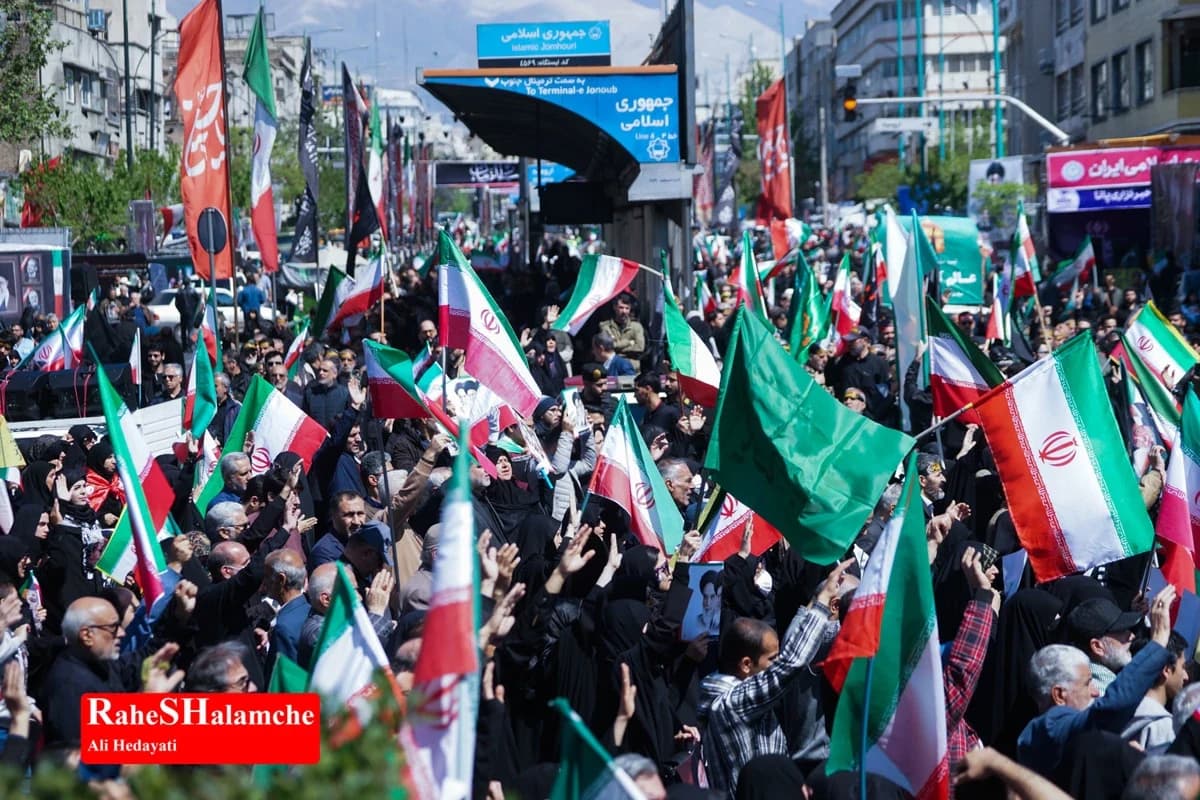 تهران عزادار اربعین «امام شهید» +تصاویر — تصویر 39