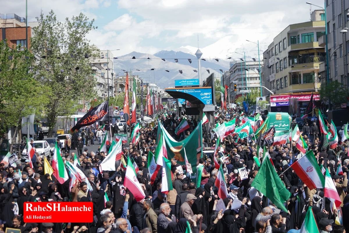 تهران عزادار اربعین «امام شهید» +تصاویر — تصویر 41