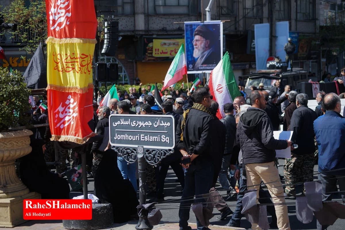 تهران عزادار اربعین «امام شهید» +تصاویر — تصویر 44
