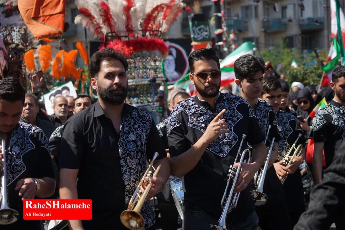 تهران عزادار اربعین «امام شهید» +تصاویر — تصویر 46
