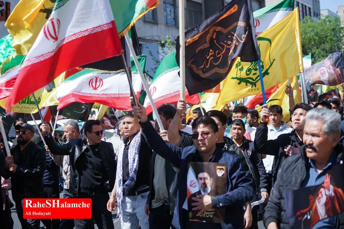 تهران عزادار اربعین «امام شهید» +تصاویر — تصویر 48