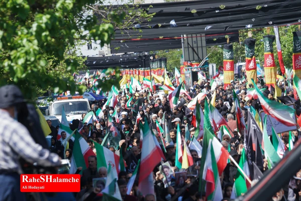 تهران عزادار اربعین «امام شهید» +تصاویر — تصویر 57