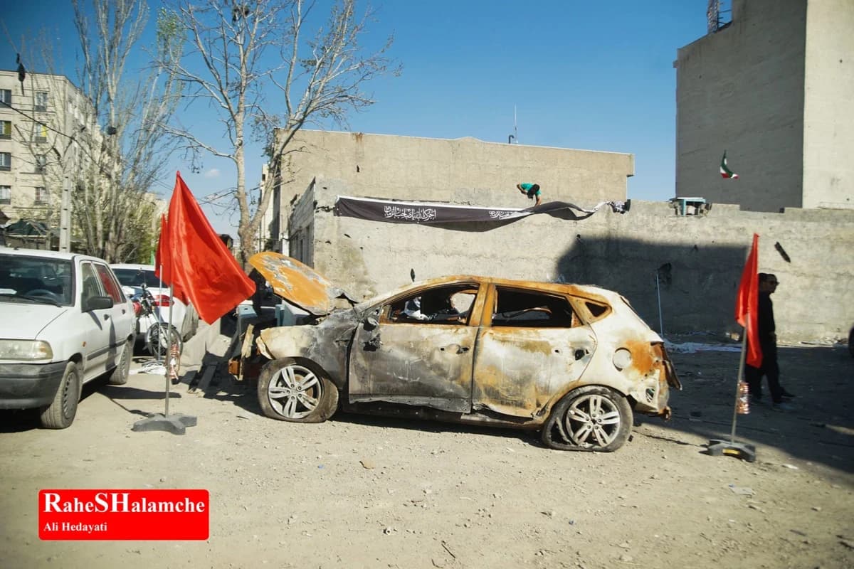 گزارش تصویری از آثار حملات موشکی در دانشگاه شریف و منازل مسکونی — تصویر 32