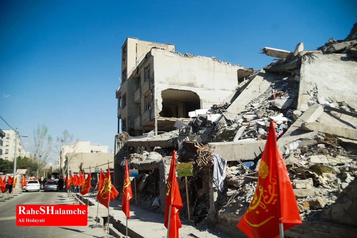 گزارش تصویری از آثار حملات موشکی در دانشگاه شریف و منازل مسکونی — تصویر 40