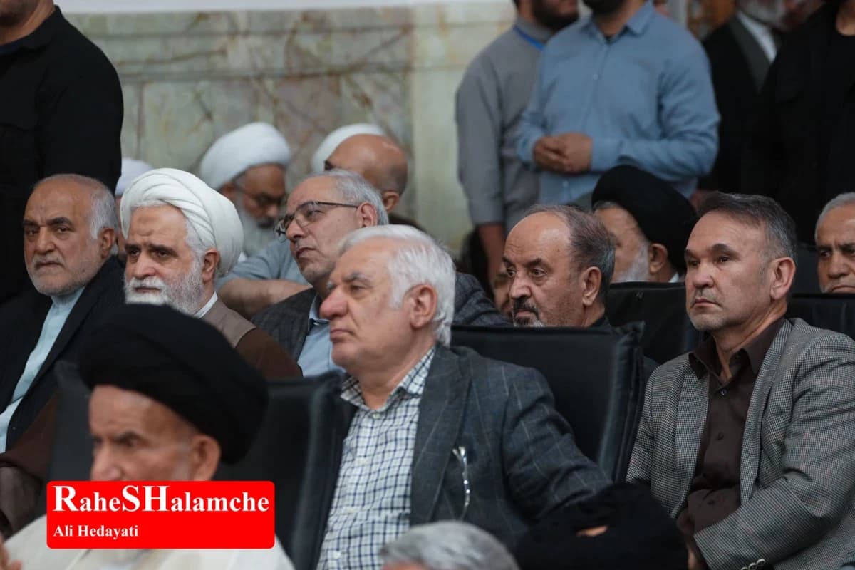 مراسم اربعین شهید لاریجانی با حضور گسترده نمایندگان ادوار مجلس برگزار شد +تصاویر — تصویر 50