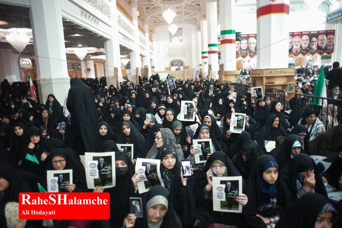 مراسم اربعین شهید لاریجانی با حضور گسترده نمایندگان ادوار مجلس برگزار شد +تصاویر — تصویر 64