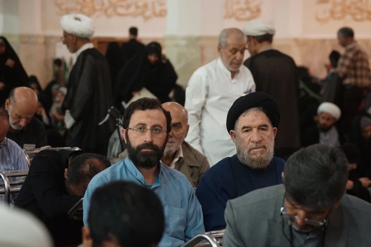 مراسم اربعین شهید لاریجانی با حضور گسترده نمایندگان ادوار مجلس برگزار شد +تصاویر — تصویر 87