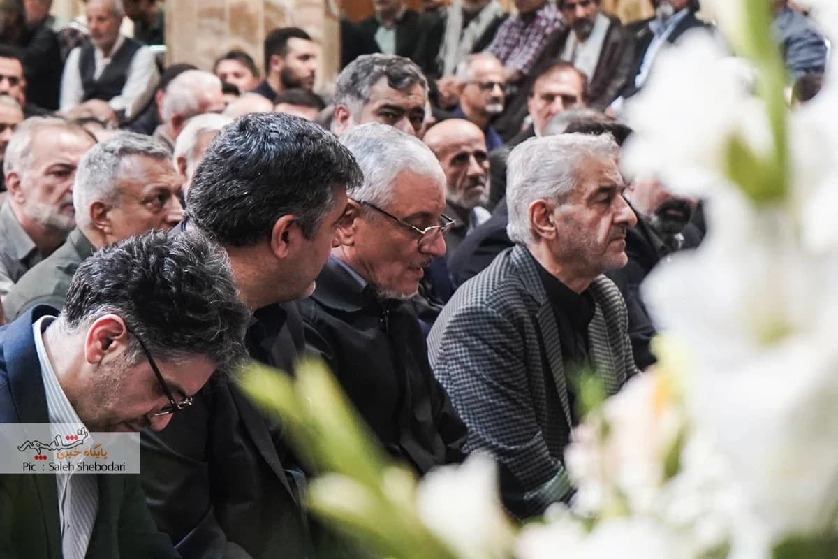مراسم گرامیداشت شهید علی لاریجانی در تهران برگزار شد +تصاویر — تصویر 6