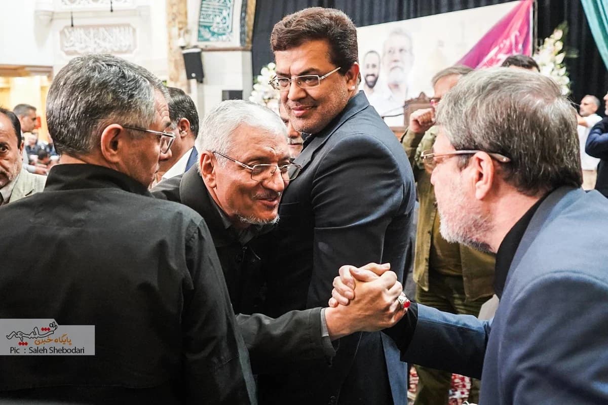 مراسم گرامیداشت شهید علی لاریجانی در تهران برگزار شد +تصاویر — تصویر 15