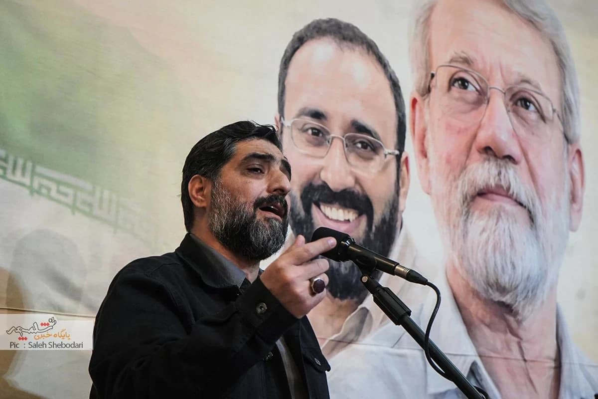مراسم گرامیداشت شهید علی لاریجانی در تهران برگزار شد +تصاویر — تصویر 16