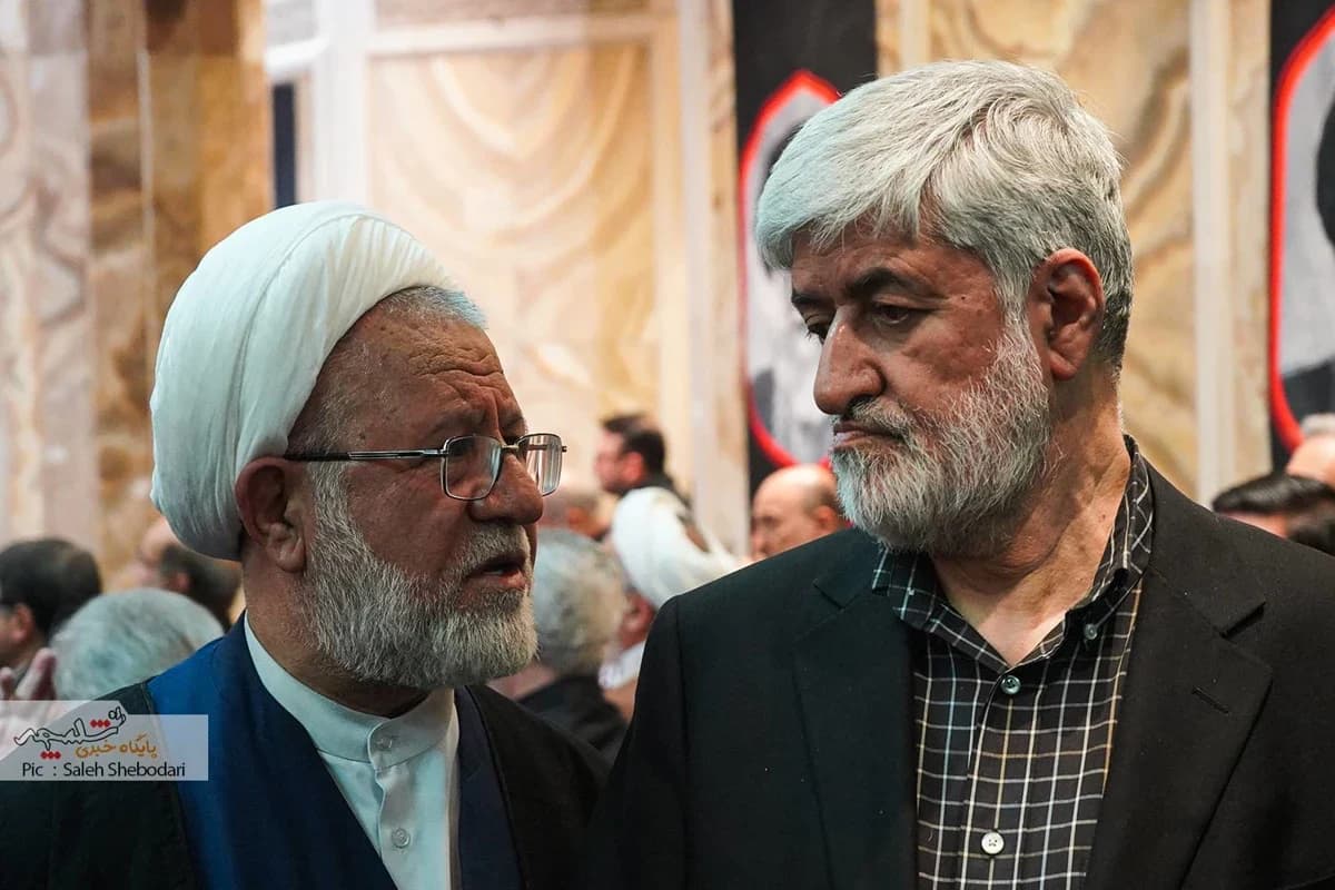 مراسم گرامیداشت شهید علی لاریجانی در تهران برگزار شد +تصاویر — تصویر 21