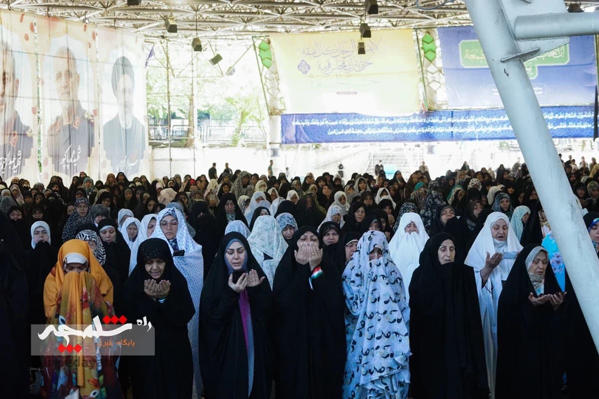 نماز عید قربان در دانشگاه تهران برگزار شد +تصاویر — تصویر 17