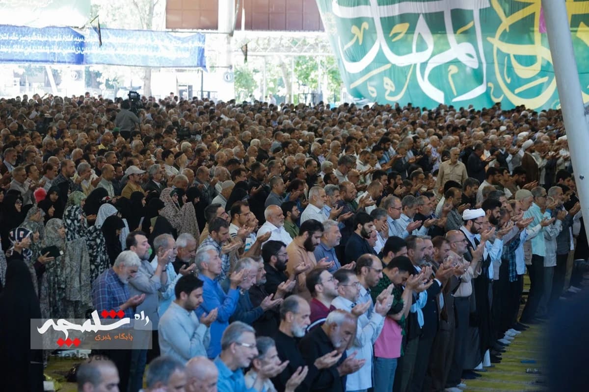 نماز عید قربان در دانشگاه تهران برگزار شد +تصاویر — تصویر 18