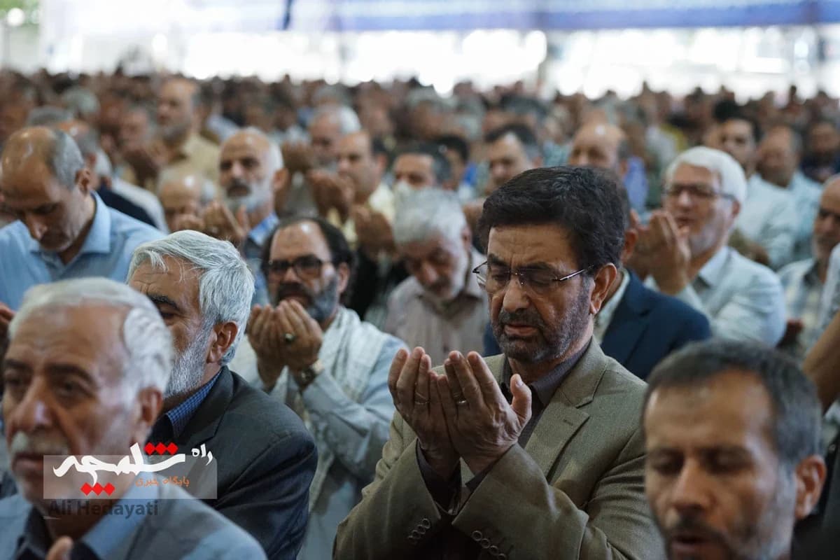 نماز عید قربان در دانشگاه تهران برگزار شد +تصاویر — تصویر 43