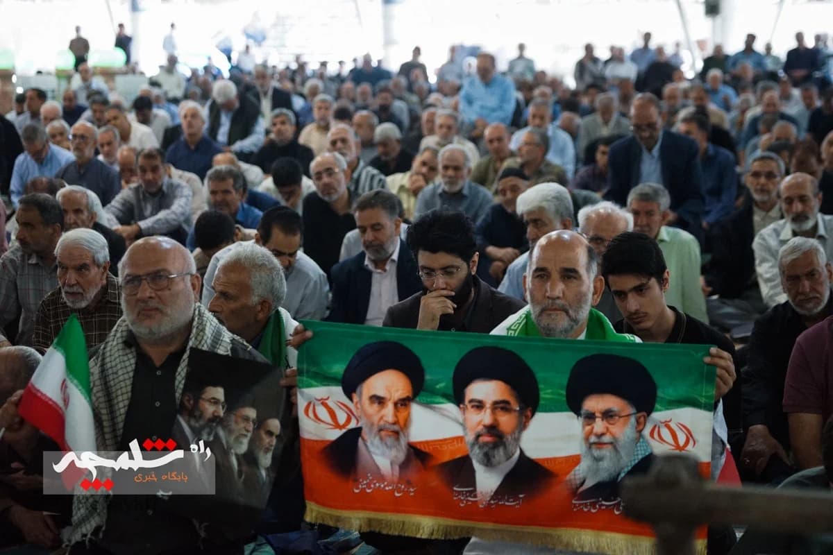 نماز عید قربان در دانشگاه تهران برگزار شد +تصاویر — تصویر 55