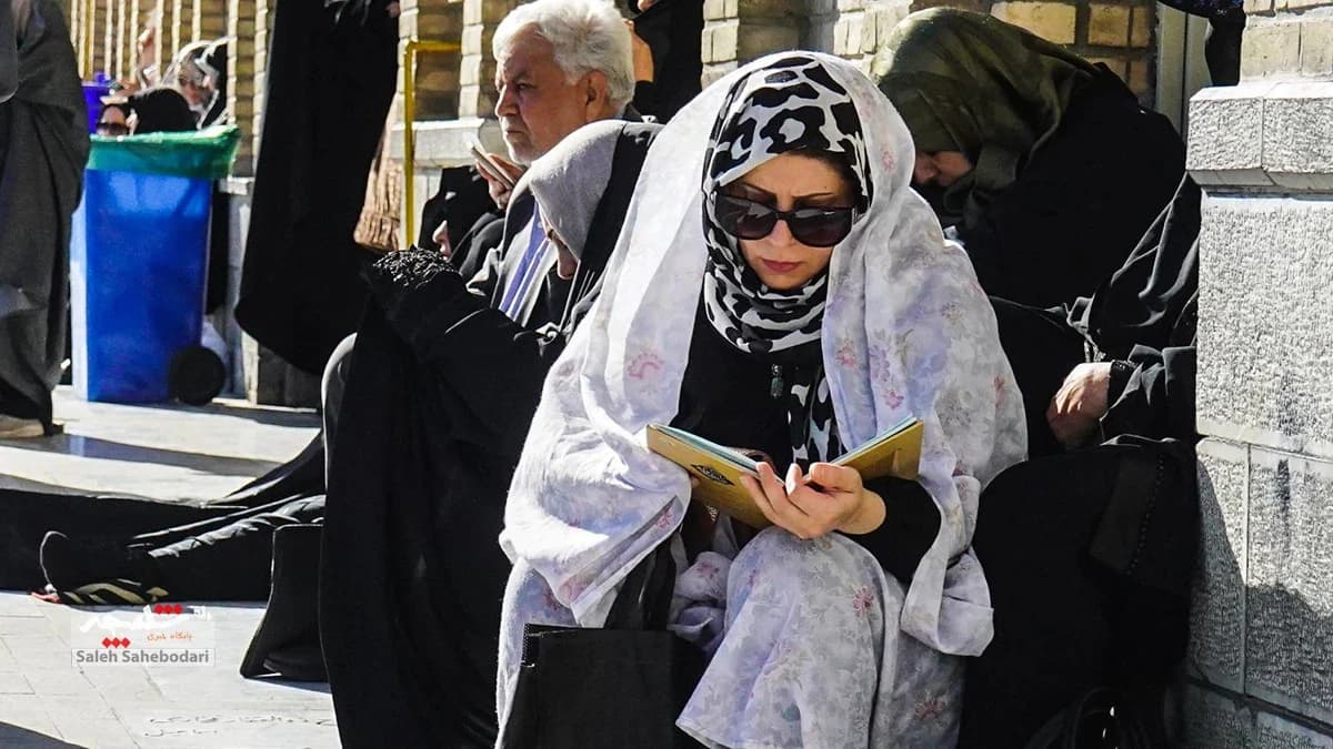 طنین دعای عرفه در حرم شاه عبدالعظیم حسنی(ع) +تصاویر — تصویر 12