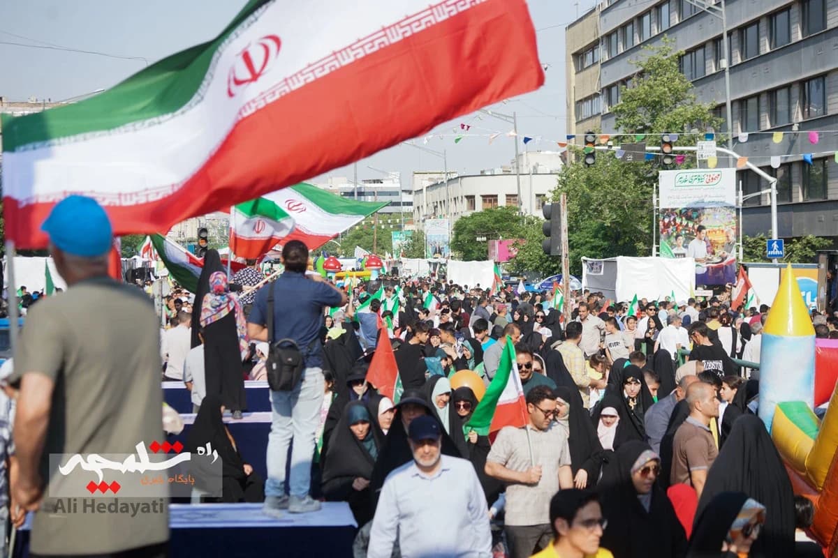 مهمانی 10 کیلومتری تهرانیها در روز عید غدیر +تصاویر — تصویر 4