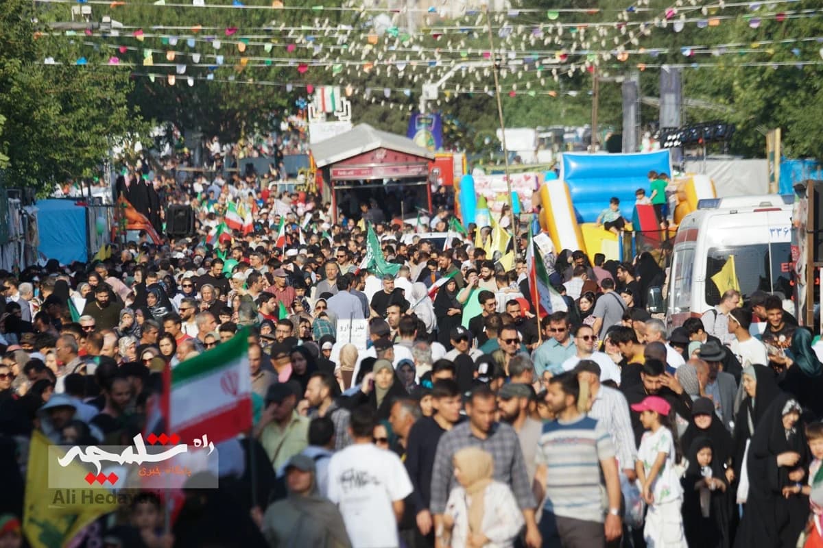 مهمانی 10 کیلومتری تهرانیها در روز عید غدیر +تصاویر — تصویر 26