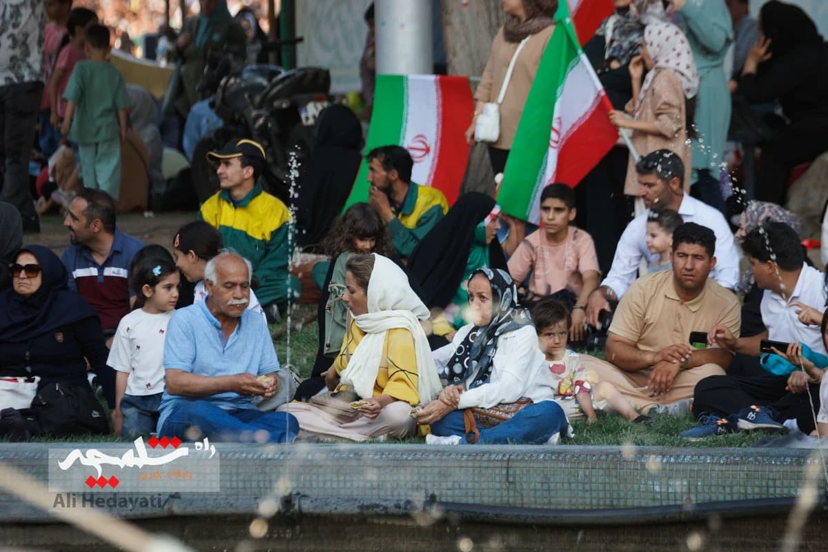 مهمانی 10 کیلومتری تهرانیها در روز عید غدیر +تصاویر — تصویر 30