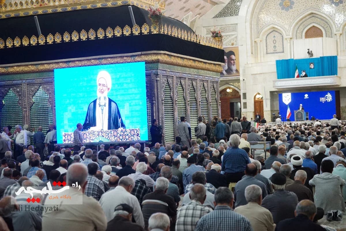 نماز جمعه این هفته تهران در حرم امام خمینی(ره) برگزار شد +تصاویر — تصویر 31