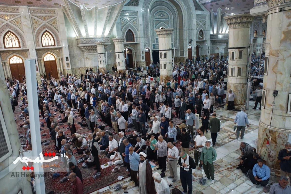 نماز جمعه این هفته تهران در حرم امام خمینی(ره) برگزار شد +تصاویر — تصویر 54