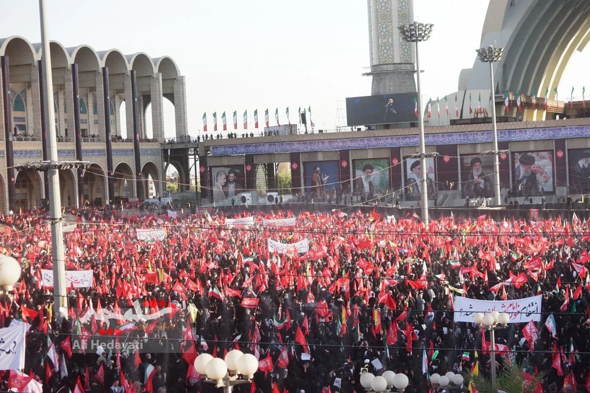 پایان وداع با شکوه با آقای شهید ایران +تصاویر — تصویر 13