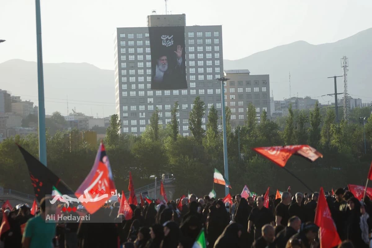 پایان وداع با شکوه با آقای شهید ایران +تصاویر — تصویر 26
