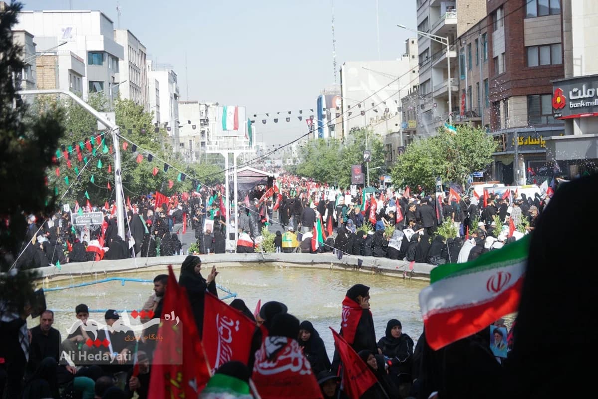 بزرگترین تشییع تاریخی جهانی در تهران +تصاویر — تصویر 7