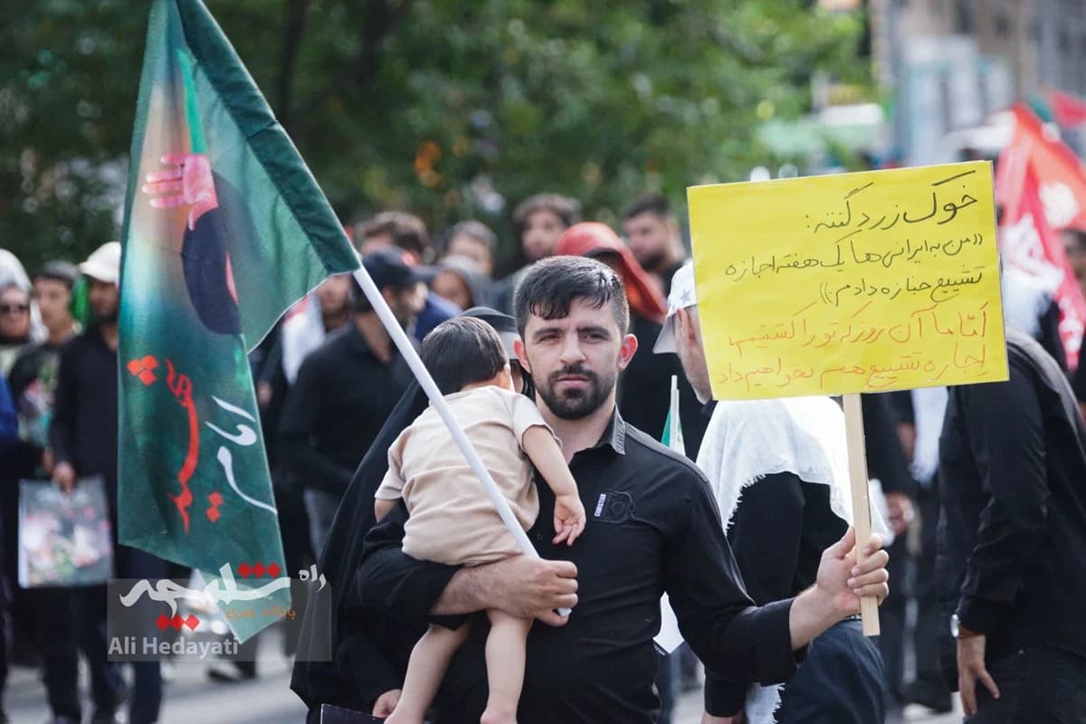 بزرگترین تشییع تاریخی جهانی در تهران +تصاویر — تصویر 15