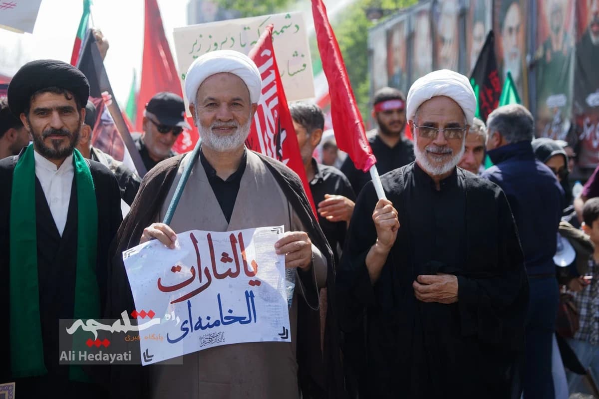 بزرگترین تشییع تاریخی جهانی در تهران +تصاویر — تصویر 45