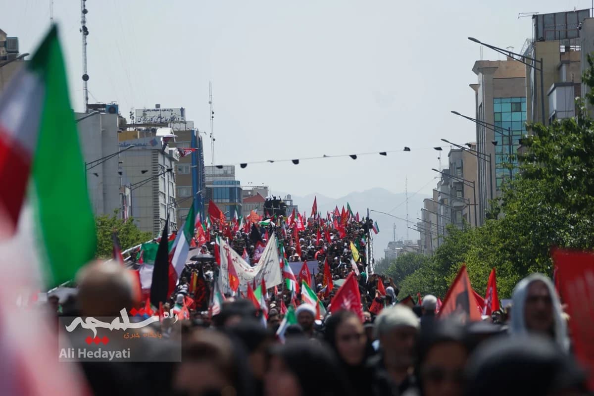 بزرگترین تشییع تاریخی جهانی در تهران +تصاویر — تصویر 53