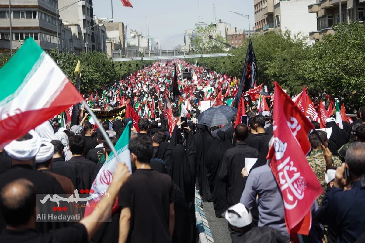 بزرگترین تشییع تاریخی جهانی در تهران +تصاویر — تصویر 57