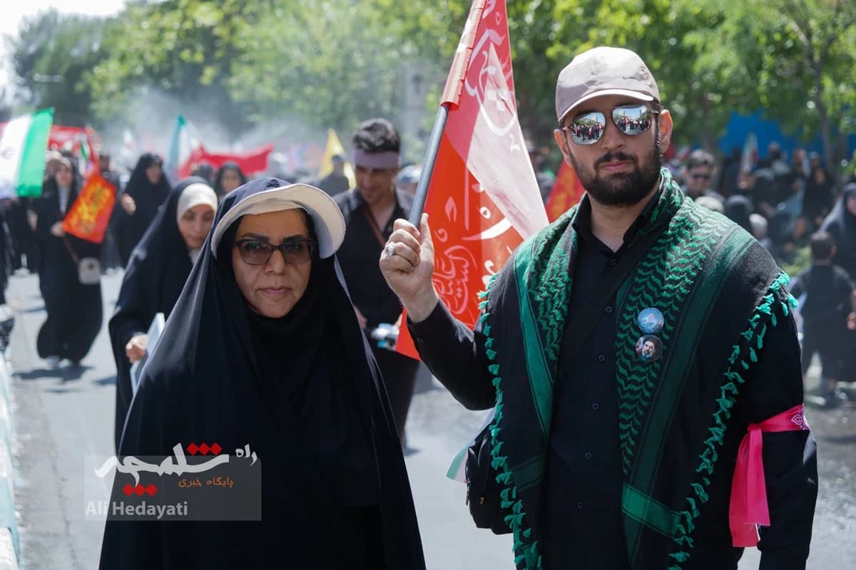 بزرگترین تشییع تاریخی جهانی در تهران +تصاویر — تصویر 63