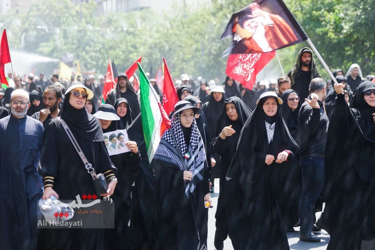 بزرگترین تشییع تاریخی جهانی در تهران +تصاویر — تصویر 74