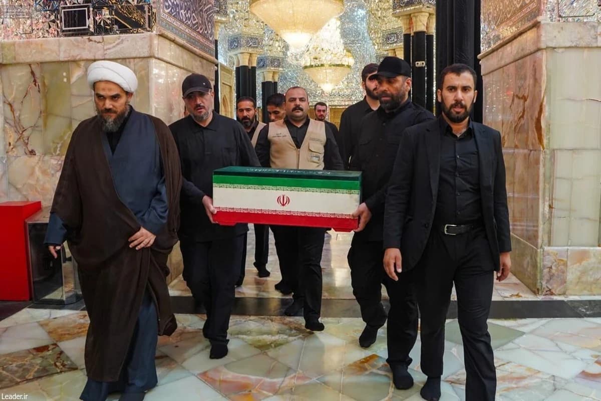 تشییع باشکوه رهبر شهید ایران در نجف اشرف +تصاویر — تصویر 2