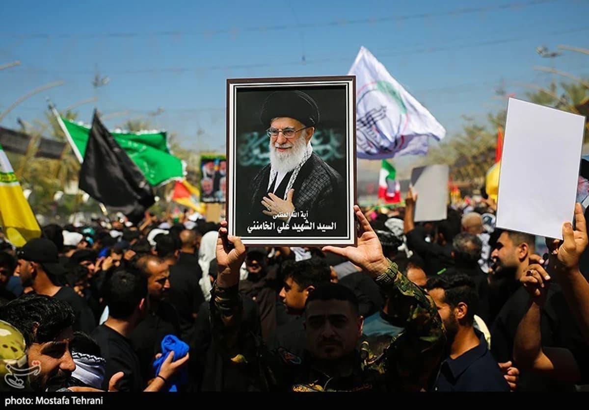 با خامنهای شهید، کربلا غوغا شد +تصاویر — تصویر 23