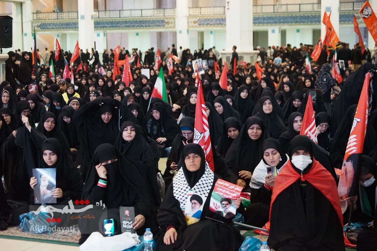 مراسم گرامیداشت آقای شهید ایران در تهران برگزار شد +تصاویر — تصویر 76