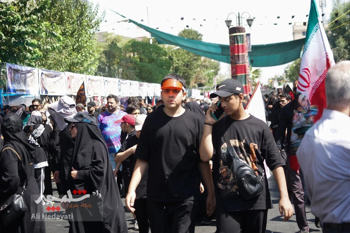طنین عشق و دلدادگی اربعینی در تهران +تصاویر — تصویر 1