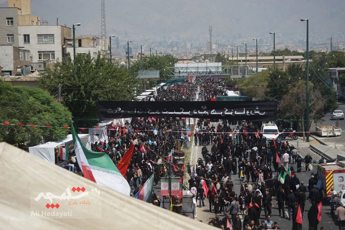 طنین عشق و دلدادگی اربعینی در تهران +تصاویر — تصویر 15