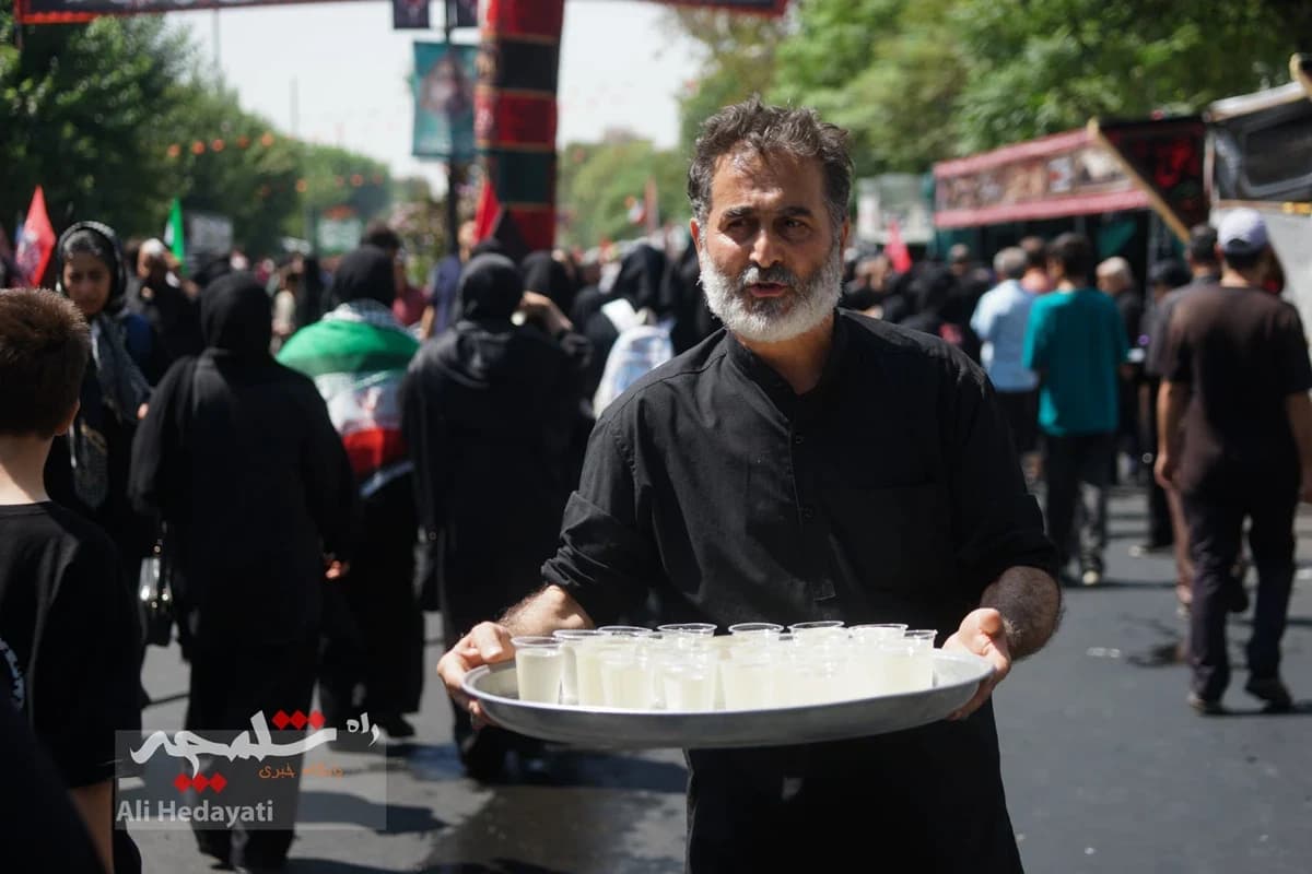 طنین عشق و دلدادگی اربعینی در تهران +تصاویر — تصویر 9