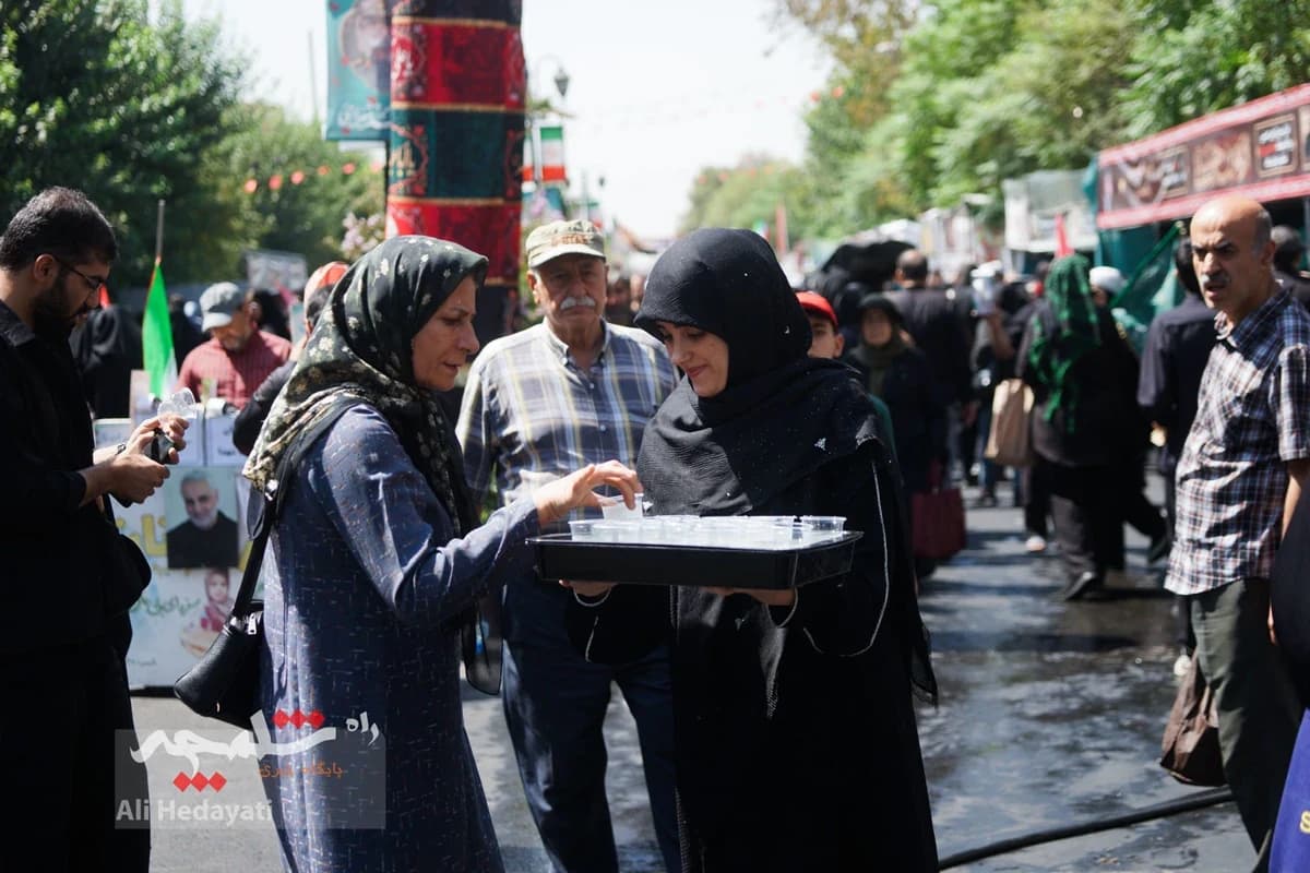 طنین عشق و دلدادگی اربعینی در تهران +تصاویر — تصویر 10