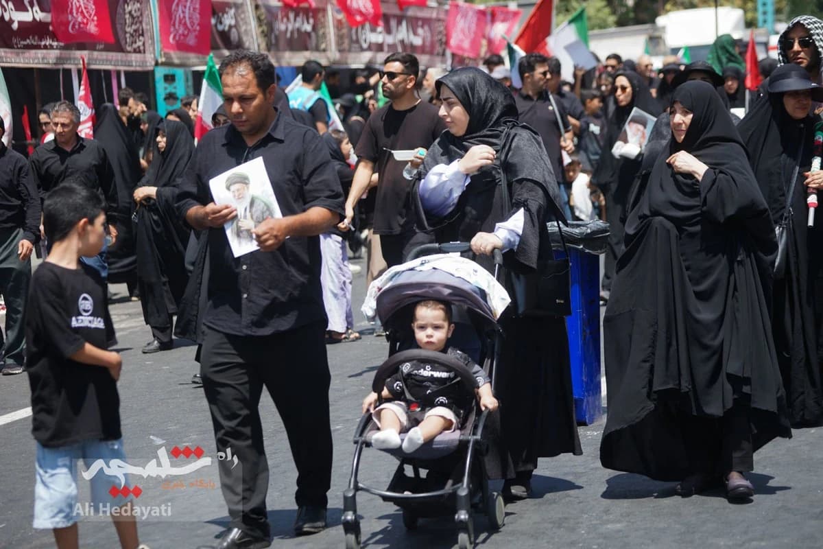 طنین عشق و دلدادگی اربعینی در تهران +تصاویر — تصویر 27