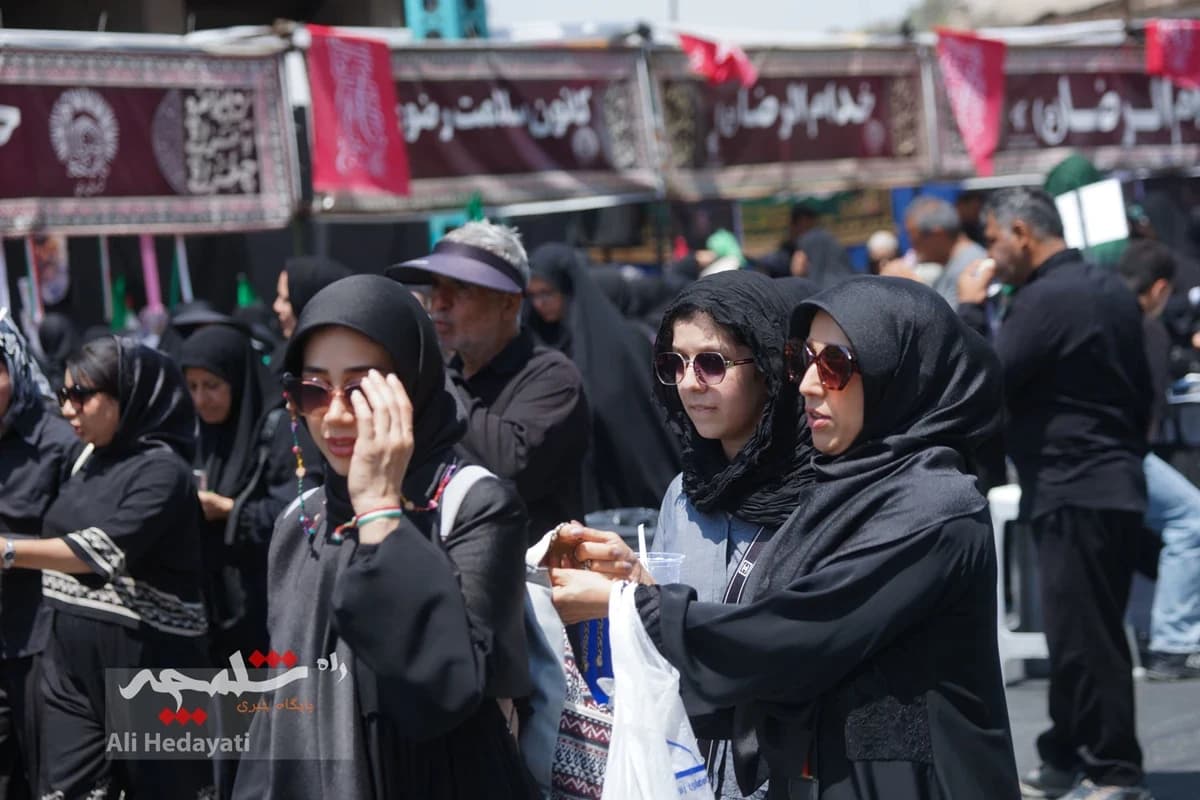 طنین عشق و دلدادگی اربعینی در تهران +تصاویر — تصویر 33