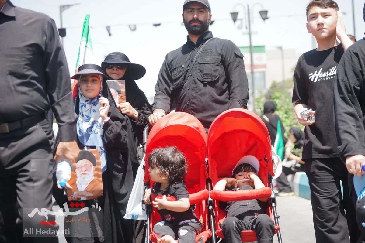 طنین عشق و دلدادگی اربعینی در تهران +تصاویر — تصویر 39